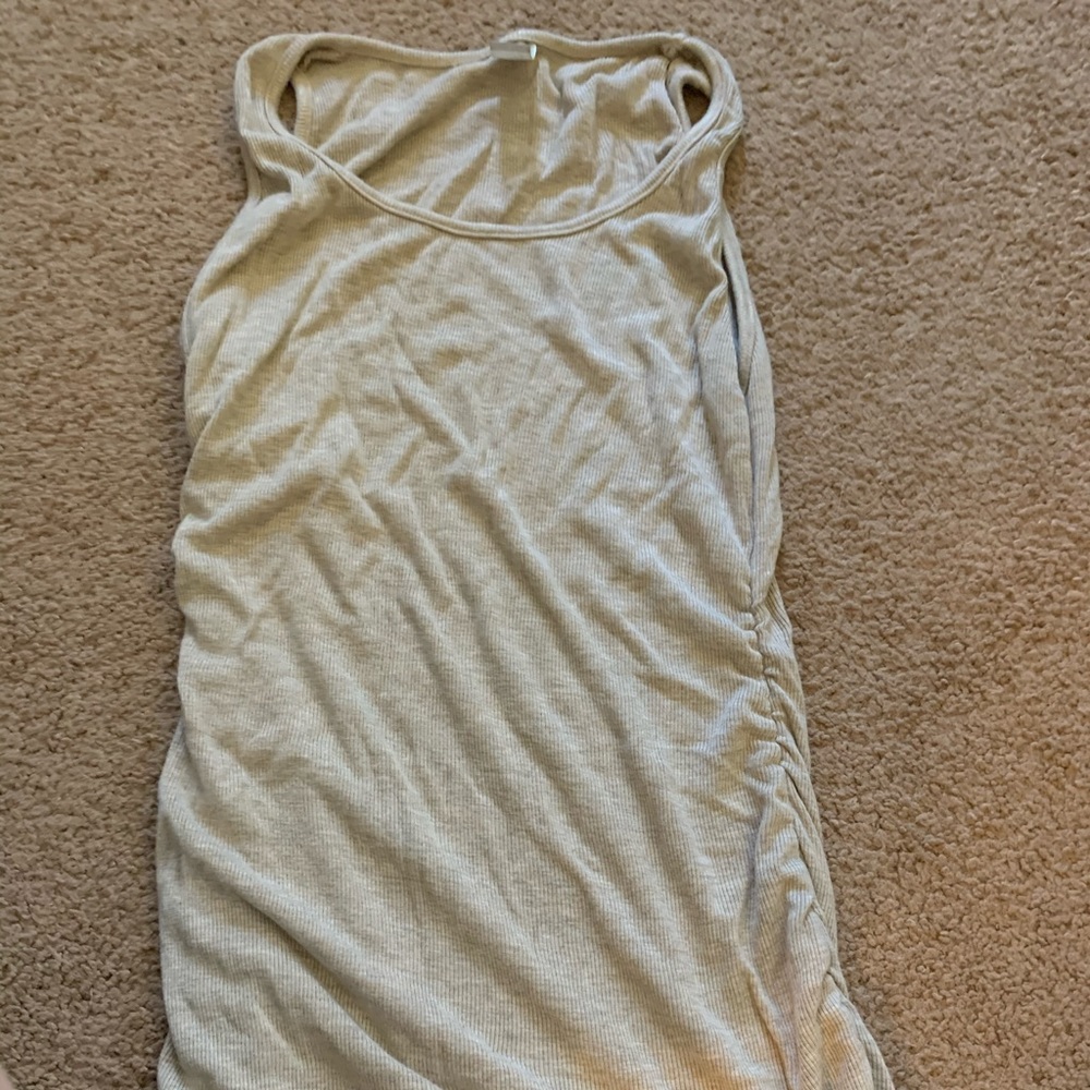 Khaki maternity tank
